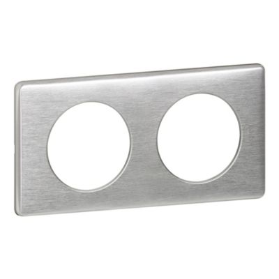 LEGRAND  Celiane plaque 2 postes aluminium
