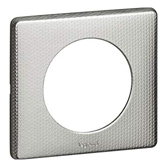 LEGRAND  C&eacute;liane plaque m&eacute;tal 1 poste alu snake 068721