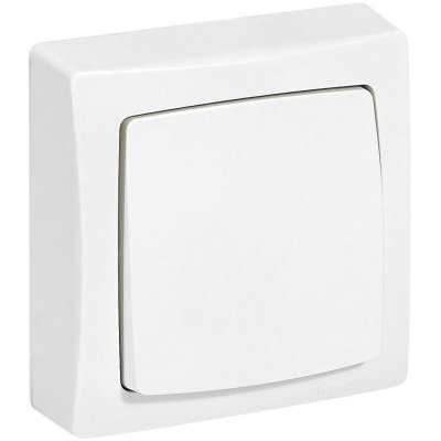 LEGRAND  - Commande VMC - ASL poussoir saillie blanc