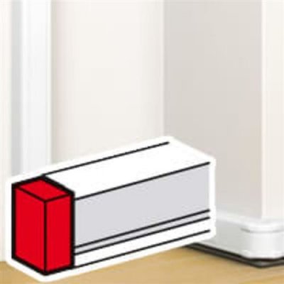 LEGRAND  embout pour goulotte  dlp &agrave; clippage direct mosaic 50x80mm blanc