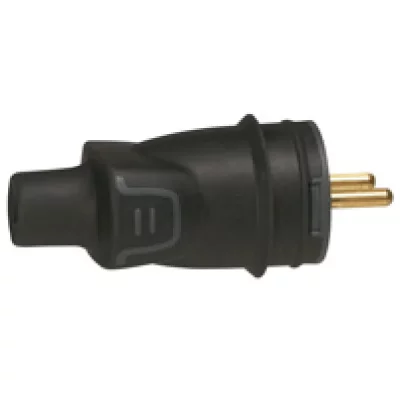 LEGRAND  - Fiche borne &agrave; vis 2P+T - 16A - IK08 - IP44 &agrave; sortie droite