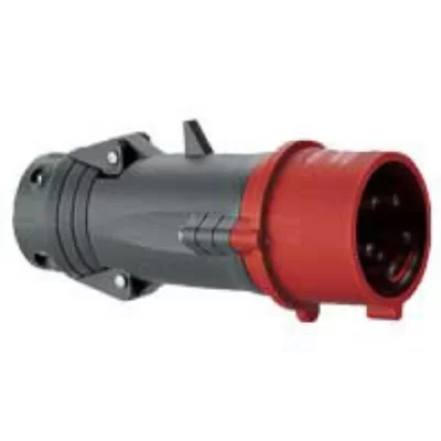 LEGRAND  - Fiche droite Hypra IP44 32A rouge 380/415V 3P+T plastique