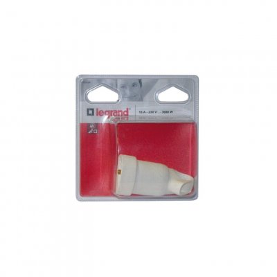 GENERIQUE LEGRAND Fiche femelle Annela - 2 phases + terre - blanc