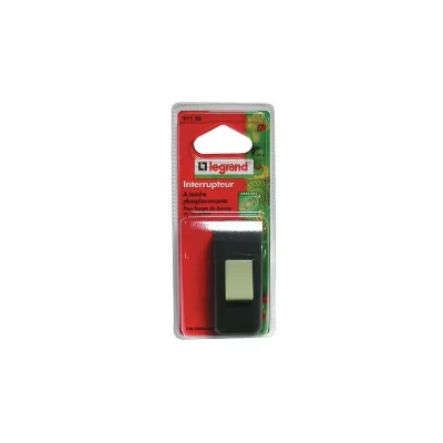 LEGRAND  - interrupteur bip 2A 250V noir. 091151