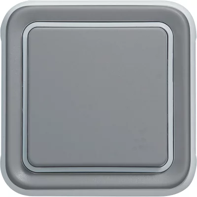 LEGRAND  - Interrupteur ou va-et-vient Plexo complet encastr&eacute; - Gris