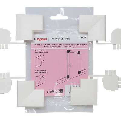 LEGRAND  - Kit tour de porte - pour moulure C&eacute;liane d&eacute;co 30 x 12,5