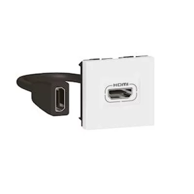 LEGRAND  - Prise hdmi Type a 2 Modules Mosaic - Blanc - 078979L