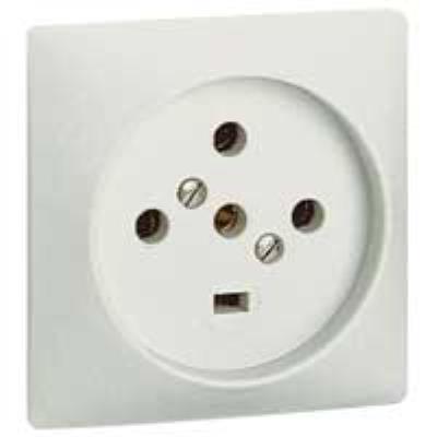 LEGRAND  - Socle &agrave; vis avec &eacute;clips de protection 3P+N+T 055427