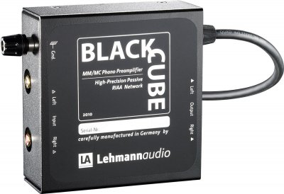 LEHMANN AUDIO  Black Cube Ampli phono MM/MC 113 x 108 x 45 mm Noir