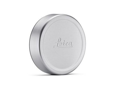 LEICA  Bouchon d'objectif pour  Q3 finition argent anodis&eacute;