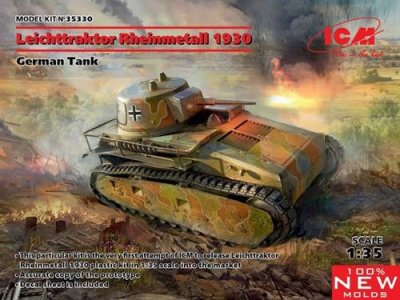 ICM Leichttraktor Rheinmetall 1930,germantan - 1:35e - 