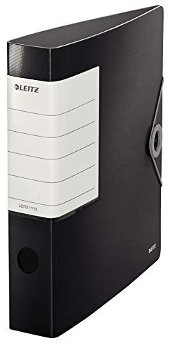 LEITZ  11130095 classeur solide &agrave; ouverture &agrave; 180&nbsp;&deg; noir