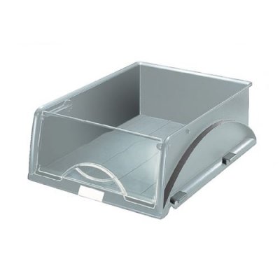 LEITZ  52310085 Corbeille &agrave; courrier A4 maxi Gris