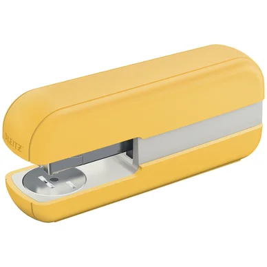 LEITZ  Agrafeuse, Capacit&eacute; 30 Feuilles, Cosy, Jaune, 55670019