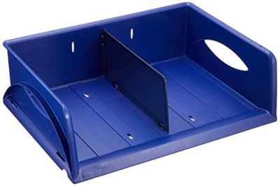 LEITZ  Bac A Courrier Sorty, Format A4/C4 Transversal, Bleu