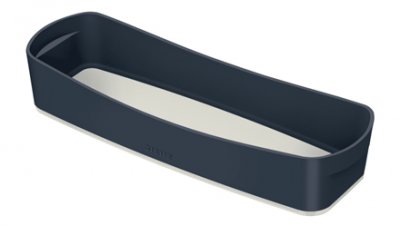 LEITZ  Bac de rangement My Box Cosy, long, gris - Lot de 2