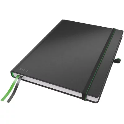LEITZ  Carnet A4 Complete r&eacute;glure Noir