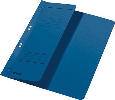 LEITZ  Chemise &agrave; oeillets, carton manille, A4, bleu - Lot de 50