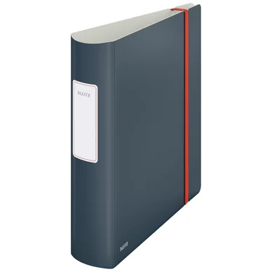 LEITZ  Classeur &agrave; levier Active Cosy 180 degr&eacute;s, 82 mm, gris - Lot de 2