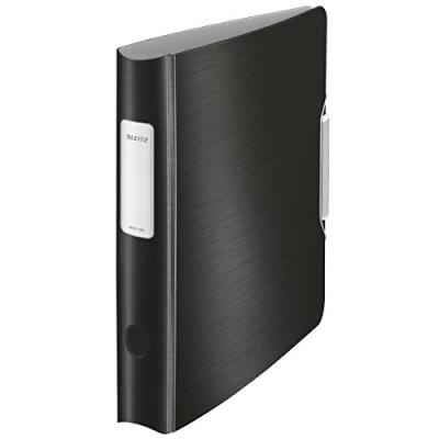LEITZ  Classeur &Agrave; Levier Active Style 180 Degr&eacute;s Dos De 60 Mm Noir Satin