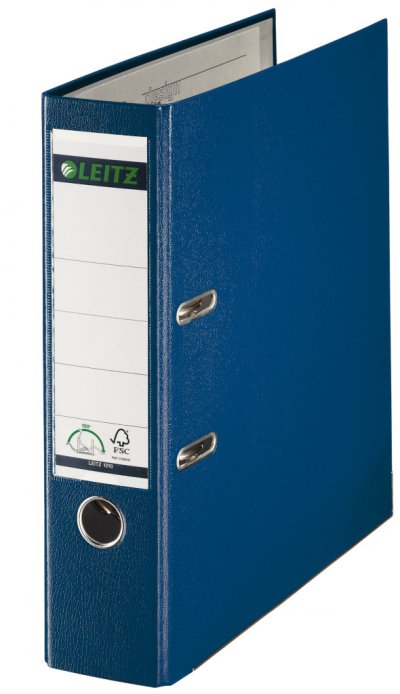 LEITZ  classeur &agrave; levier standard 180&deg; dos 80 mm bleu