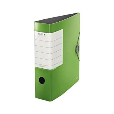 ESSELTE LEITZ Leitz Classeur Solide, 180 degr&eacute;s, 82 mm, vert clair - Lot de 2