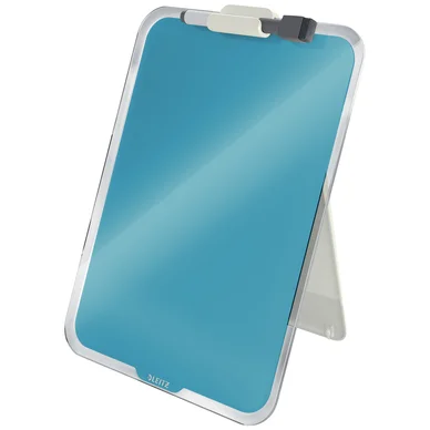 LEITZ  Cosy Chevalet de bureau en verre, 216x30x297 mm, bleu, 39470061