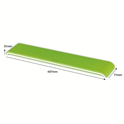 LEITZ  Ergo WOW - Repose-poignets r&eacute;glable pour clavier - Vert