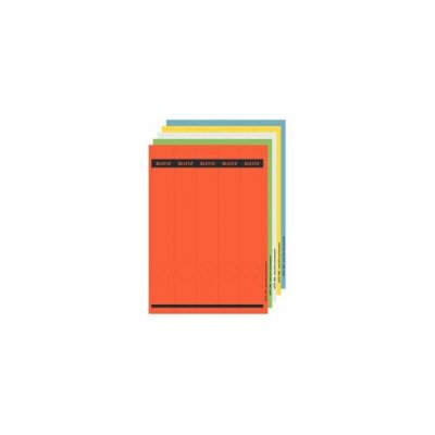 LEITZ  Etiquette pour dos de classeur, 39 x 285 mm, gris