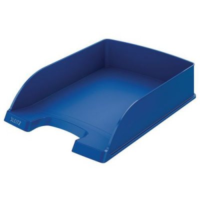 LEITZ   corbeille &agrave; courrier plus standard, a4, bleu noir