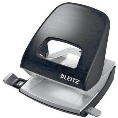 LEITZ  -  locher style nexxt 5008, satin-schwarz 50060094
