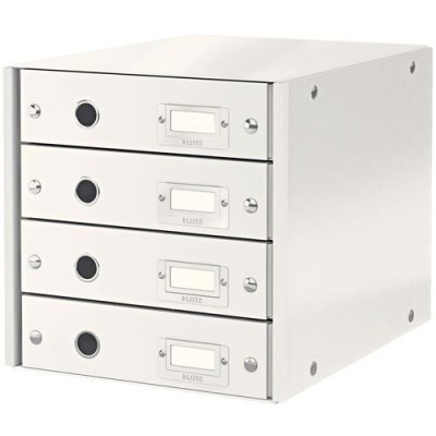 Leitz Module de classement Leitz Click&Store Wow 4 tiroirs blanc