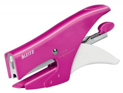 LEITZ  Pince Agrafeuse Wow Pour N&deg; 10 Rose