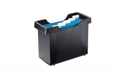 LEITZ  Plus Bac De Rangement Pour Dossiers Suspendus Noir Format A4
