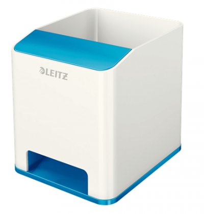 LEITZ  Pot &agrave; crayon booster de son - Bleu