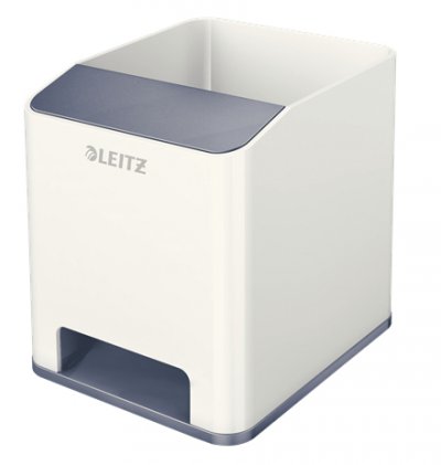LEITZ  Pot &agrave; crayon booster de son - Gris