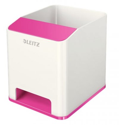 LEITZ  Pot &agrave; crayon booster de son - Rose