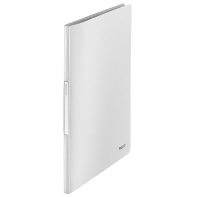 LEITZ  Prot&egrave;ge documents Style, format A4, PP, blanc arctique - Lot de 2