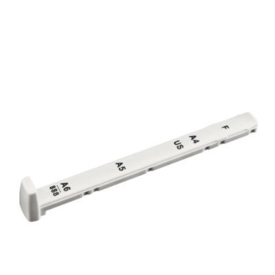 LEITZ  R&eacute;glette Nexxt Pour Perforateur, Gris Clair