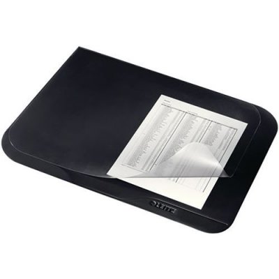 LEITZ  Sous Main 400*530 mm Noir avec Rabat