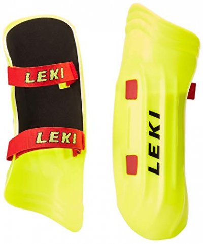 LEKI  Alpino Shin Guard Worldcup Pro 2 Units Jaune 40 cm