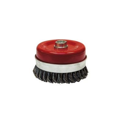 LEMAN  06426 Brosse conique en Acier torsad&eacute; &Oslash; 80 mm
