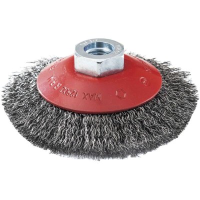 LEMAN  06427 Brosse cuvette en Acier ondul&eacute; &Oslash; 100 mm