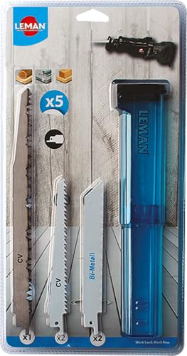 LEMAN  - Assortiment de 5 lames de scie sabre - 7750.05