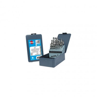 LEMAN  - Coffret 25 Forets Metal Hss &Oslash;1 &agrave; 13mm