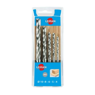 LEMAN  - Coffret 5 forets helico&iuml;daux hss bois - 206.500.05