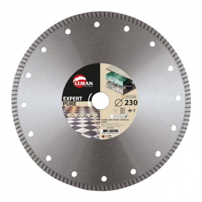 LEMAN  - Disque Diamant Jante Continue Gr&egrave;s C&eacute;rame 350x30/25,4 Ht 7