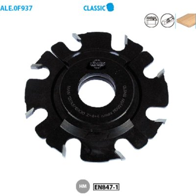 LEMAN  - Fraise &agrave; Rainer Extensible D.120 Al.30 Ep.5 &agrave; 9,5 Z4+4 Hm