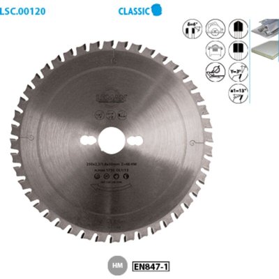 LEMAN  - Lame carbure pour m&eacute;taux 230x30x44z - 120.230.3044