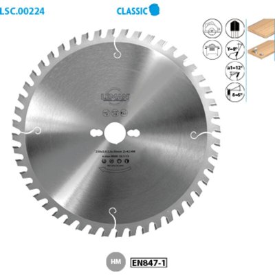 LEMAN  - Lame de scie circulaire de chantier 500x30x4,0 mm 72 dents
